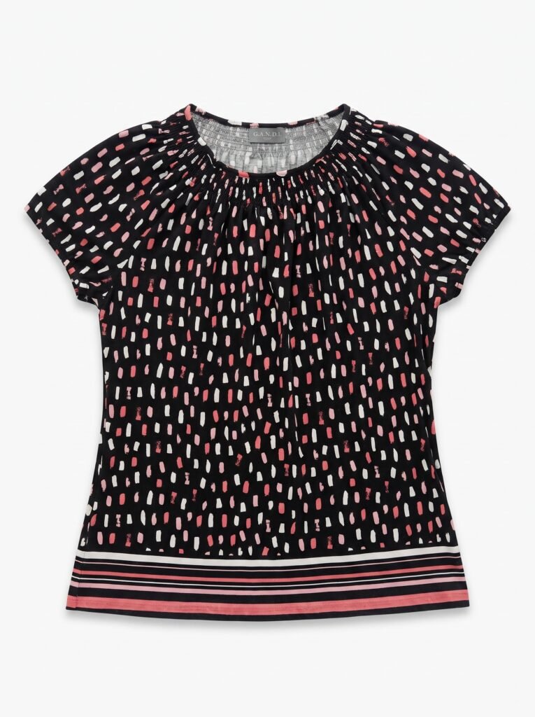 WomenTop-Black_Candy_Print_Front