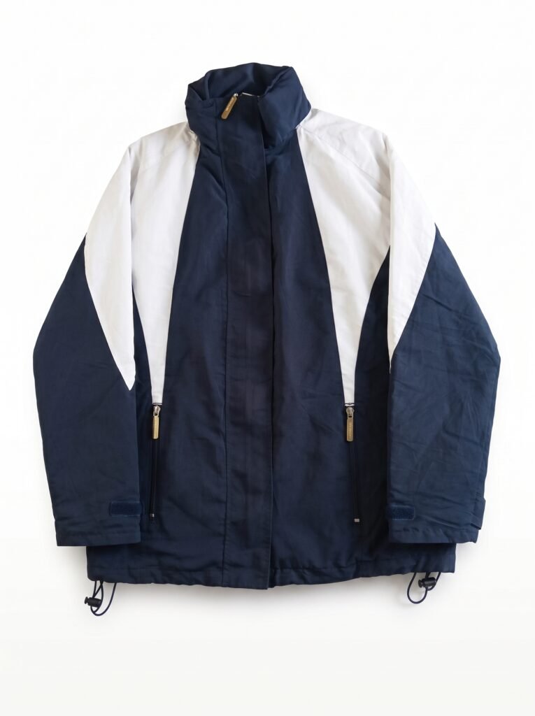 Women_Jacket_blue_white_color