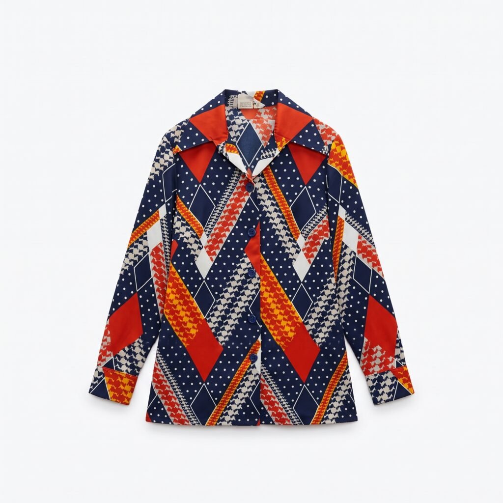 ABSTRACT-GEOMETRIC-PRINT-WOMEN-SHIRT