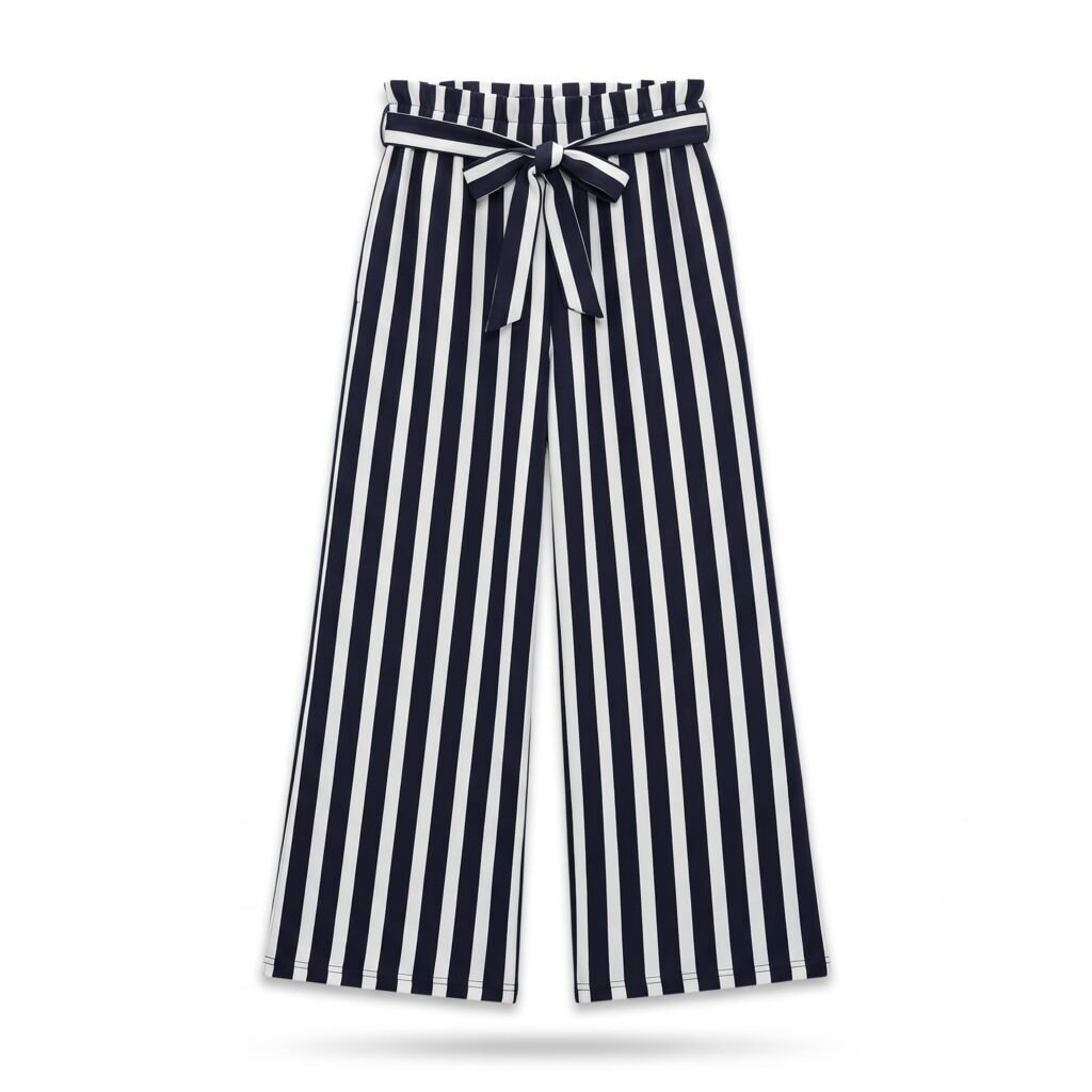 REORVA-BLACK-WHITE-STRIPES-TROUSER-M